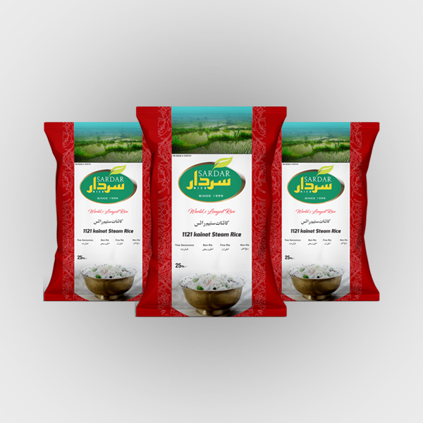 1121 Kainat Steam Rice 25Kg